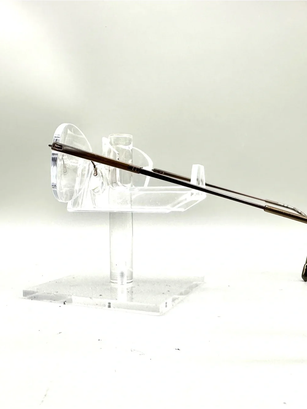 Silhouette 7719 40 6054 Rimless Eyeglasses Brown Titanium Oval Frames 49-19-135